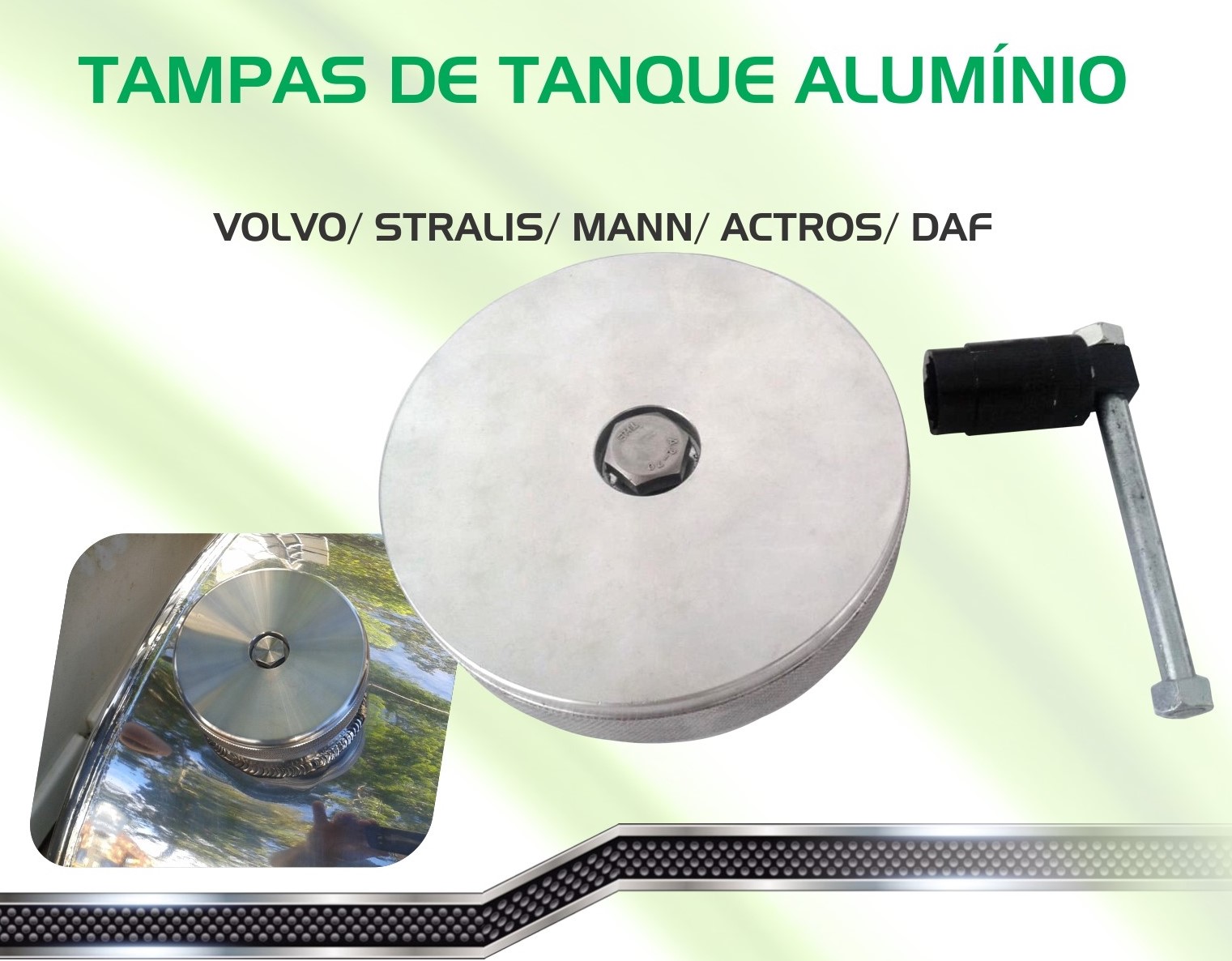 TAMPA ANTIVAZAMENTO DE DIESEL - VOLVO/DAF/MBB ACTROS